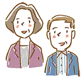 イラスト：校長先生と副校長先生