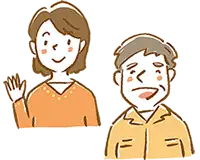 イラスト：話しやすい先生や学校の職員さん